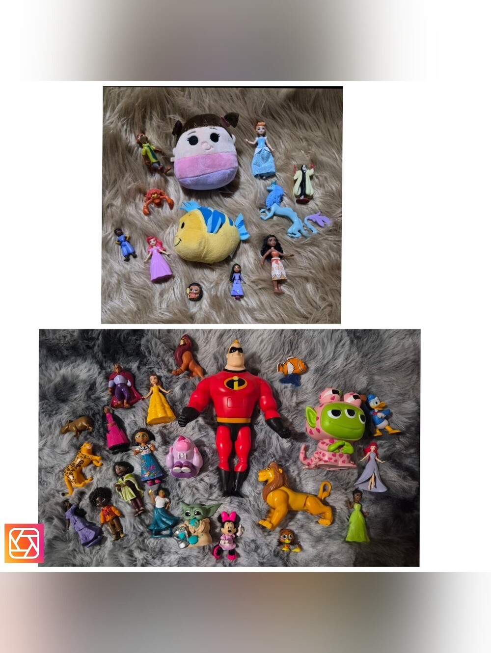 Mixed Disney Toy Figure Plush Lot Bundle (34)
